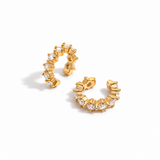 Celestial Sun & Moon Stud Earrings