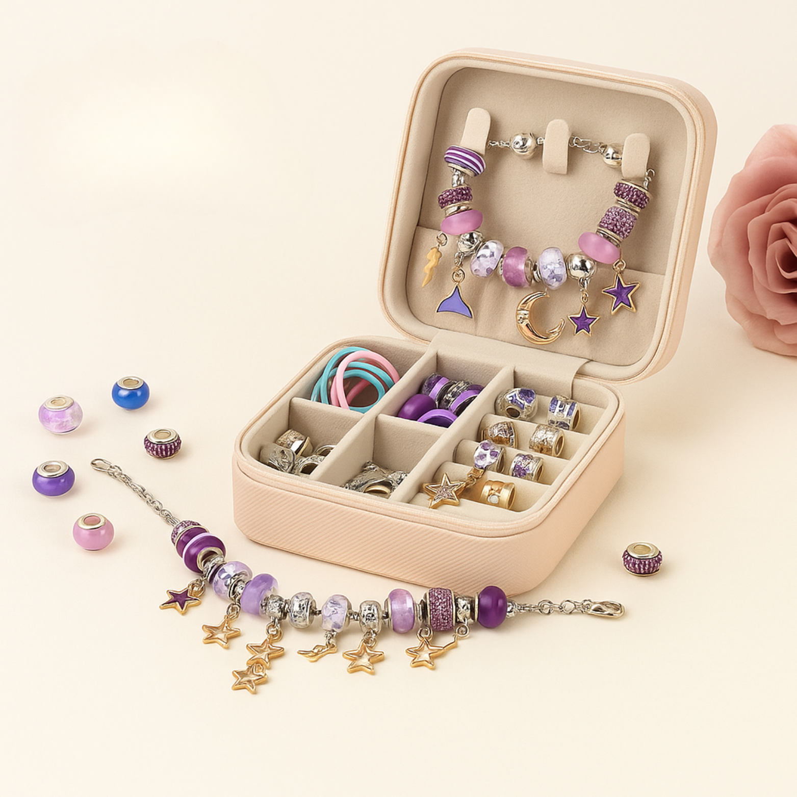 DIY Jewelry Kit for Girls | Make Your Own Bracelets & Necklaces | My Charm Lab