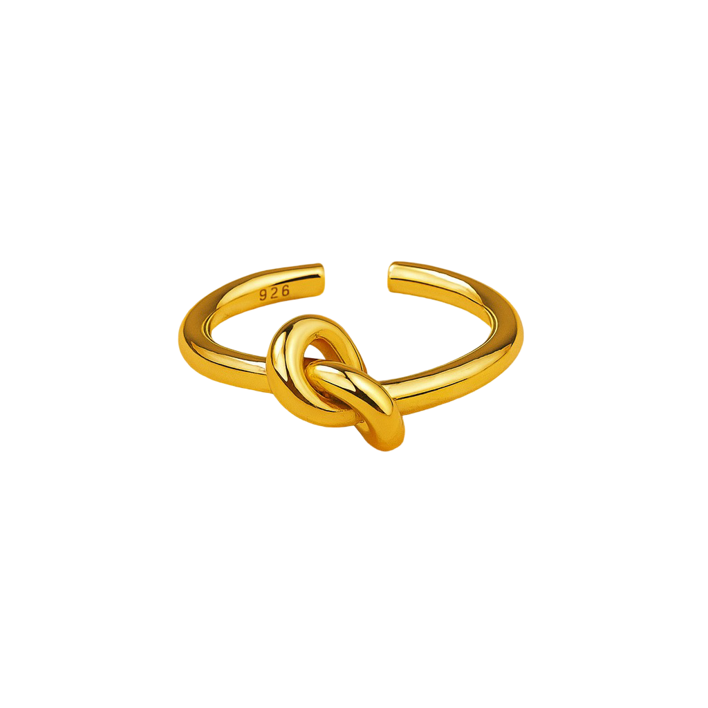 Anillo Nudo Minimalista de Plata 925