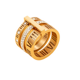 Anillo Triple de Números Romanos