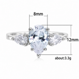Luna Drop Ring