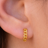 Snake Hoop Earrings
