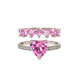 Conjunto de Armonía Corazón Rosa