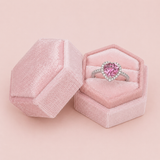 🎁 Caja de Anillo de Terciopelo Rosé (100% de descuento)