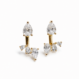 Lumière Moissanite Teardrop Earrings