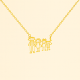 Heartfelt Kids Drawing Necklace