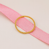 Minimalist Twisted Rope Ring