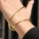 Sculpted Line Open Cuff