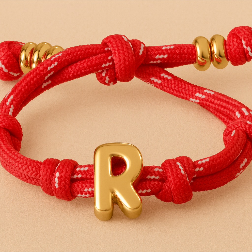 Bubble Initial Bracelet