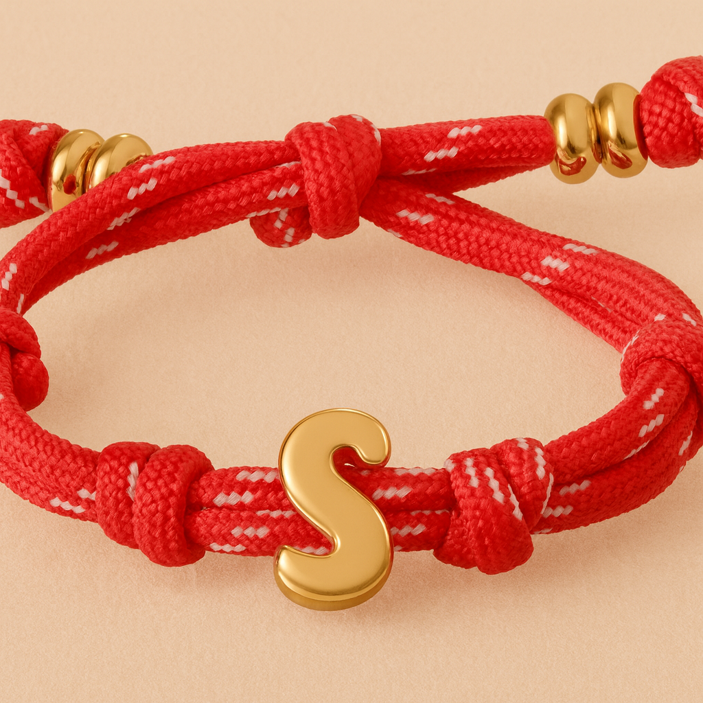 Bubble Initial Bracelet