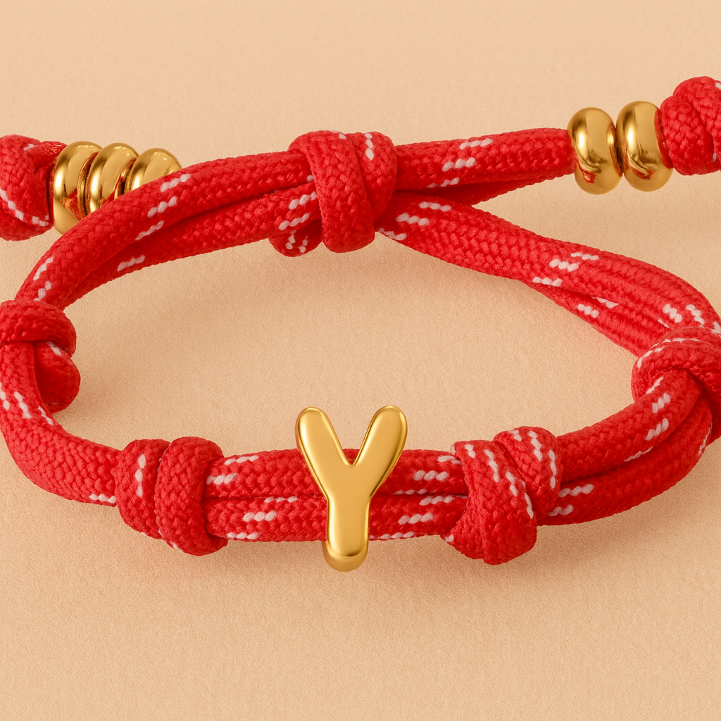 Bubble Initial Bracelet