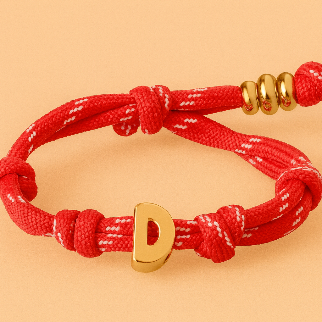 Bubble Initial Bracelet