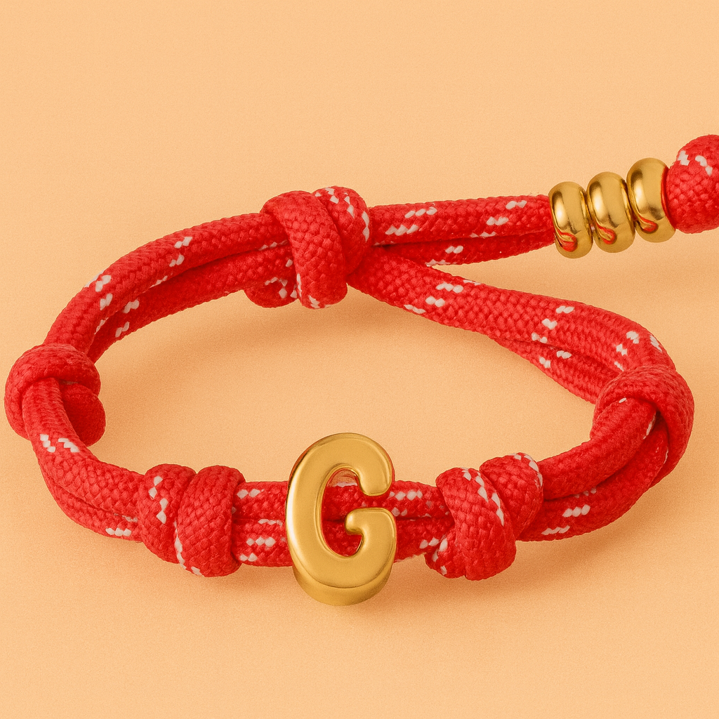 Bubble Initial Bracelet