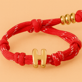 Bubble Initial Bracelet