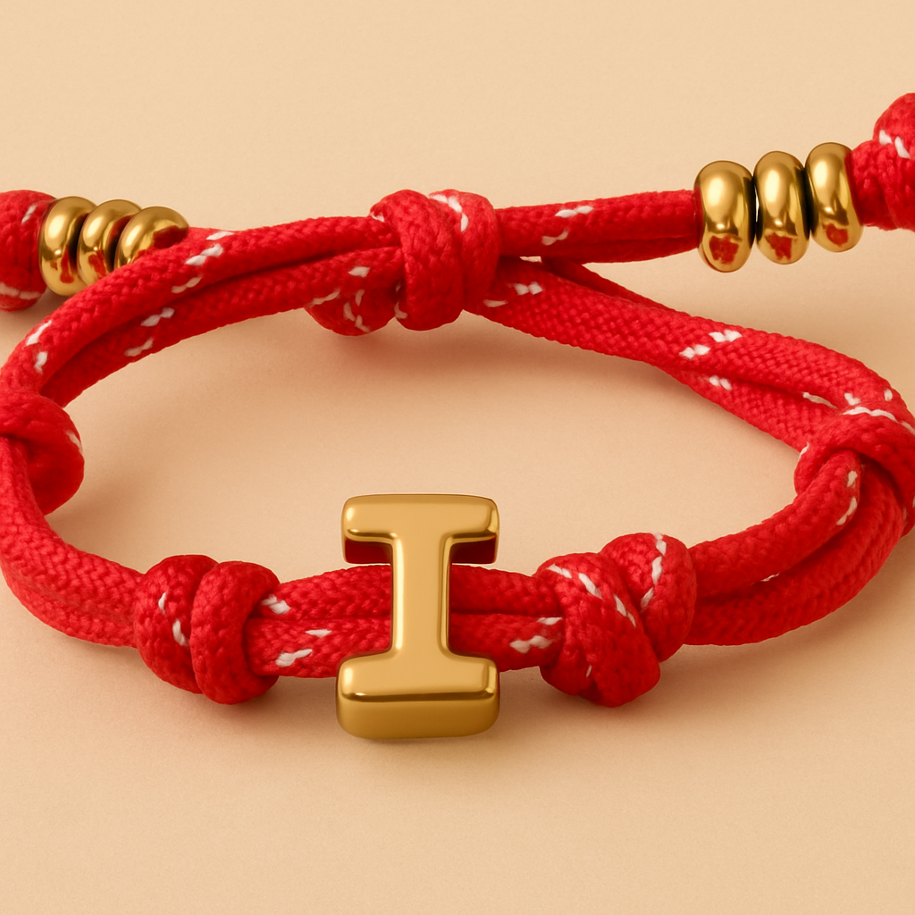 Bubble Initial Bracelet