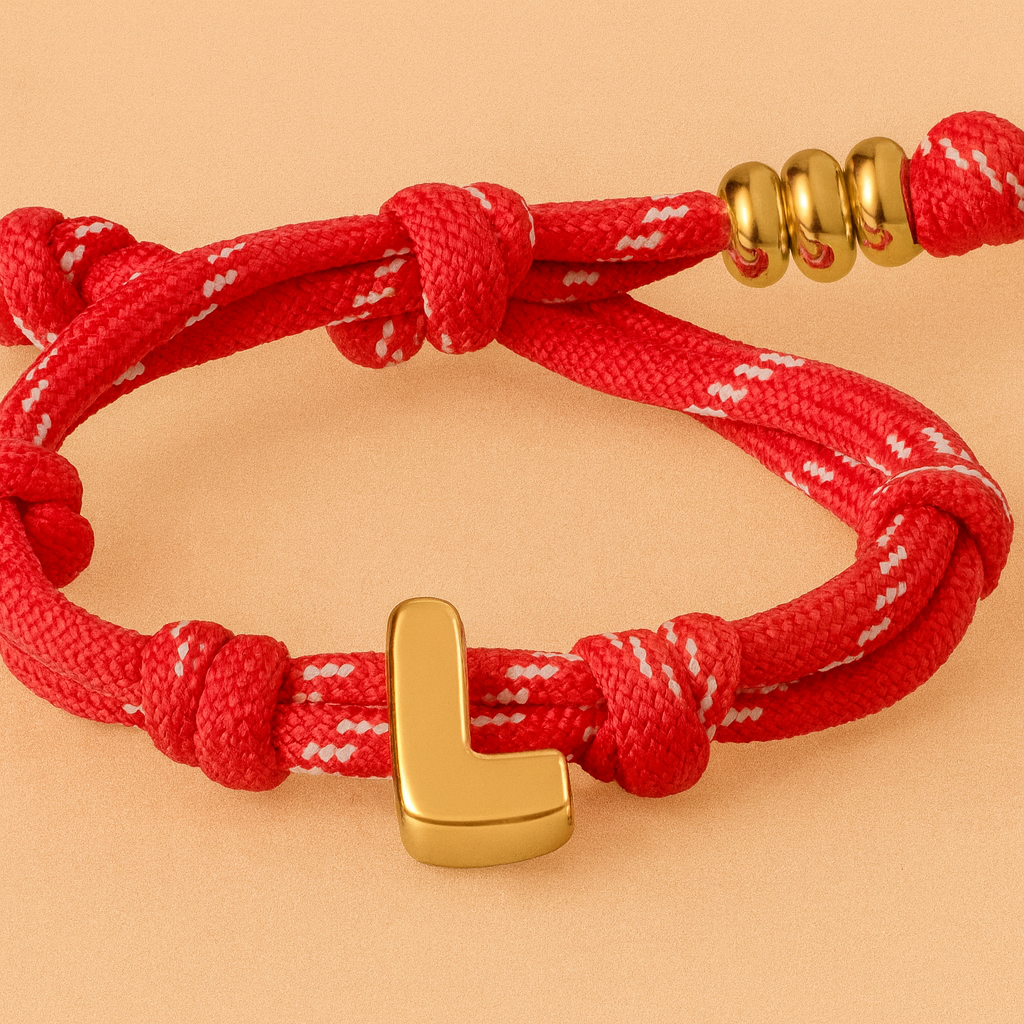 Bubble Initial Bracelet