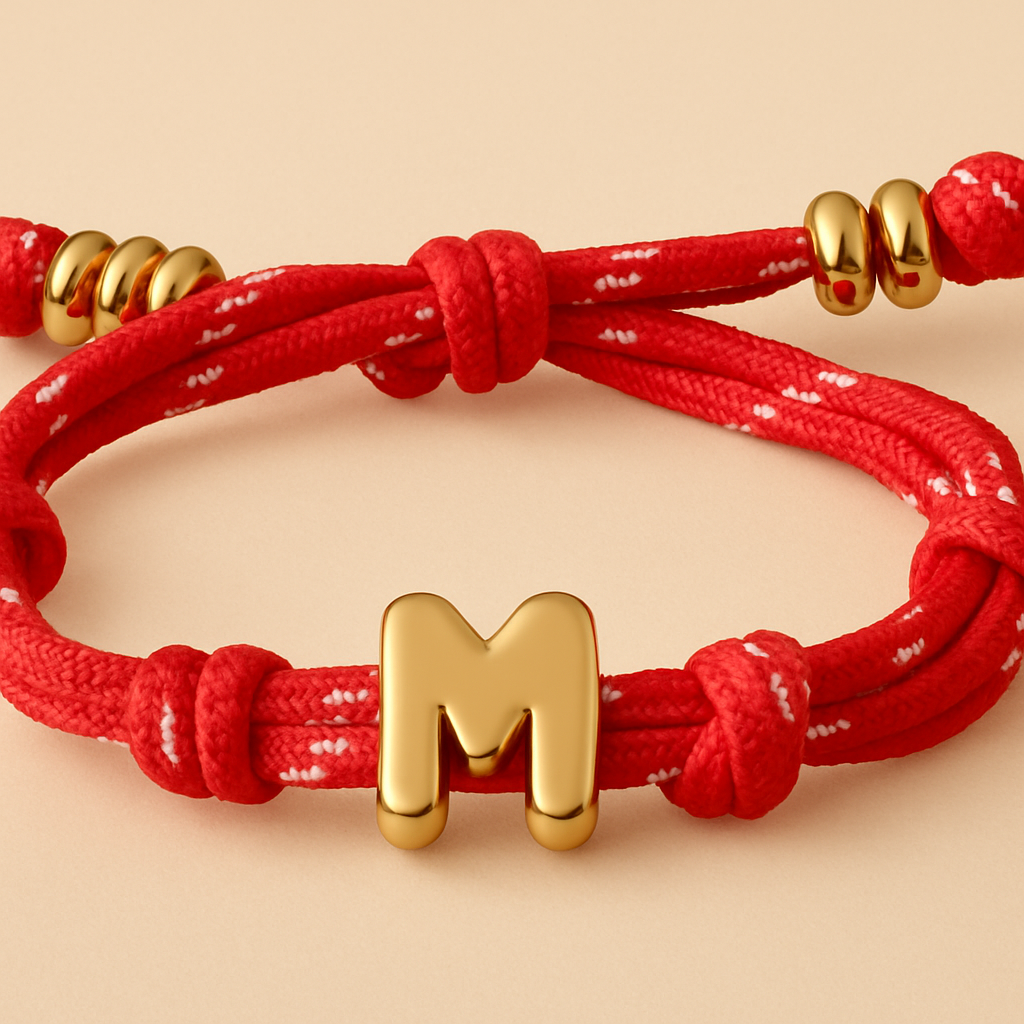Bubble Initial Bracelet