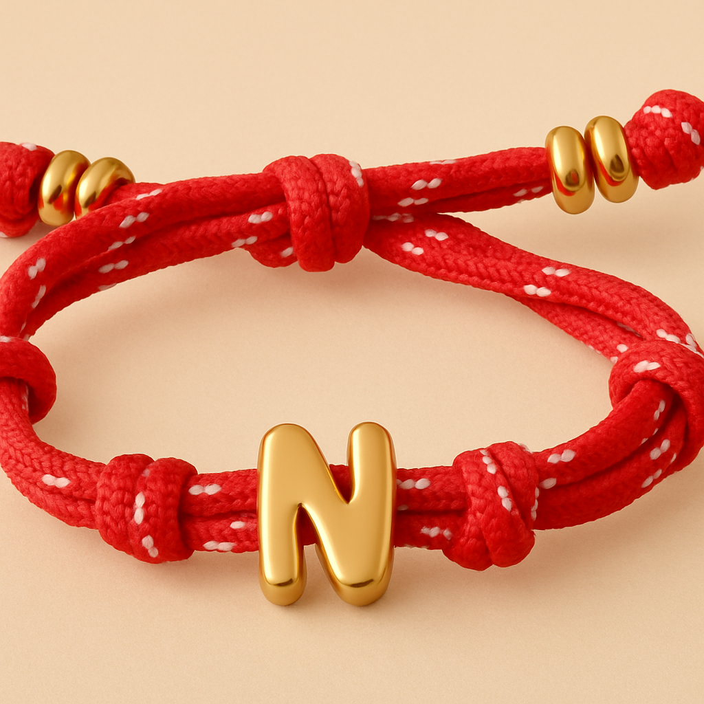 Bubble Initial Bracelet