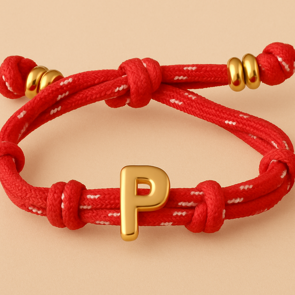 Bubble Initial Bracelet