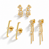 Fleur Crystal Ear Stack Set