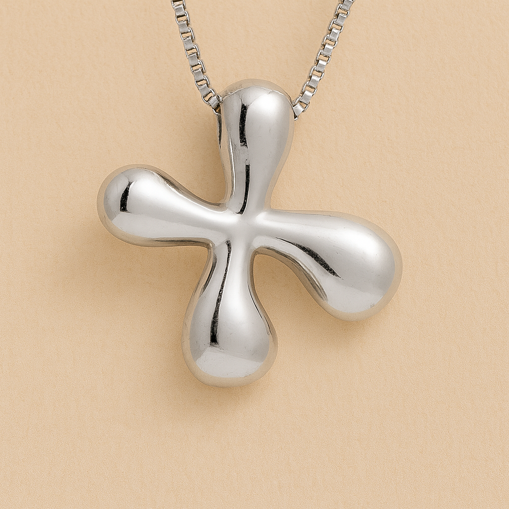 Collar personalizado con inicial de letra de burbuja