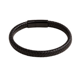 Pulsera de Cuero Tejido Retro para Hombre