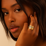 Anillo de números romanos de triple pila