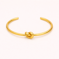Delicate Gold Knot Bracelet