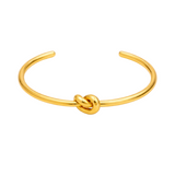 Pulsera de Nudo de Oro Delicada