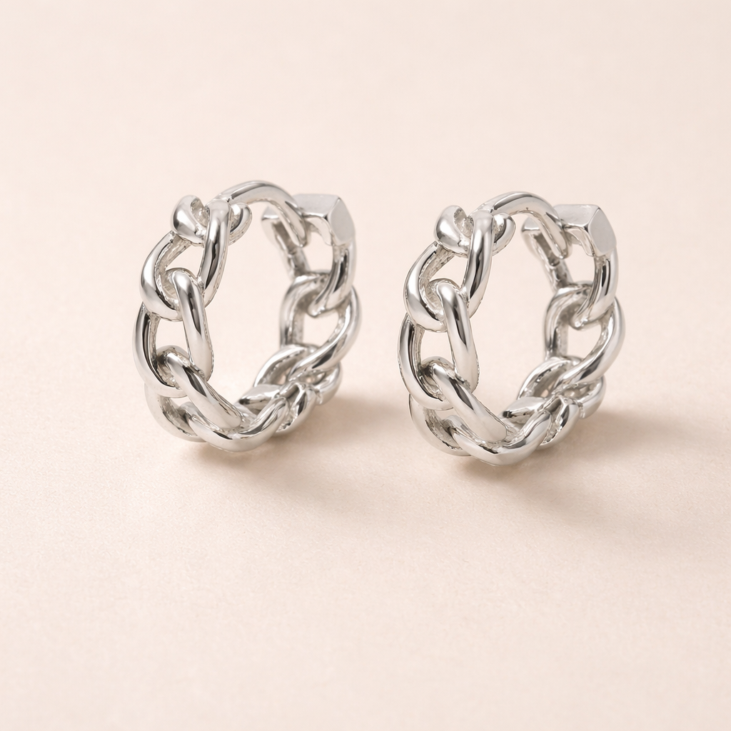 Snake Hoop Earrings
