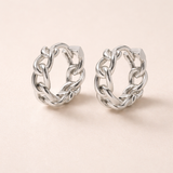 Snake Hoop Earrings