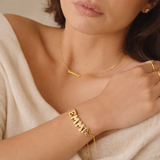 Personalised Bubble Letter Bracelet