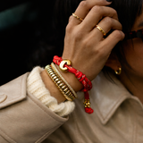 Bubble Initial Bracelet