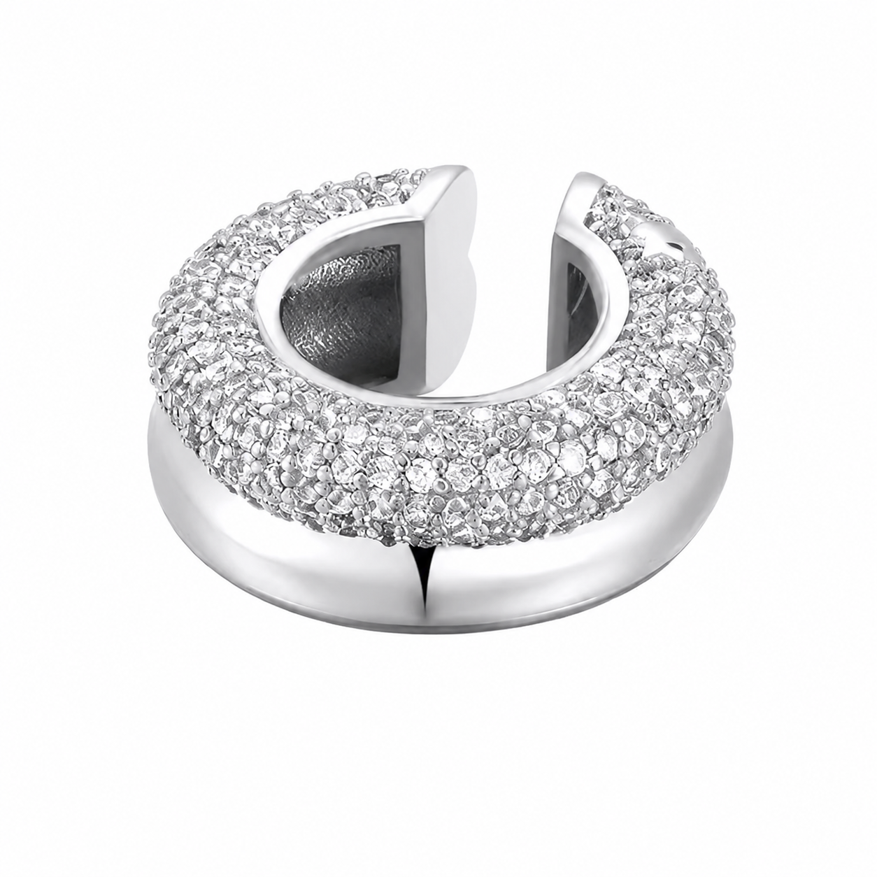 Sparkling Zircon Ear Cuff