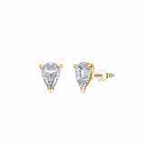 Divine  Moissanite Drop Studs