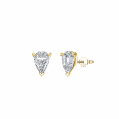 Divine  Moissanite Drop Studs