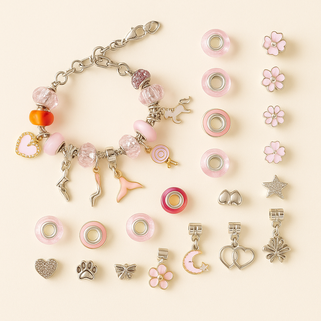 DIY Jewelry Kit for Girls | Make Your Own Bracelets & Necklaces | My Charm Lab