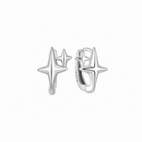 Pendientes de Aro Doble Estrella