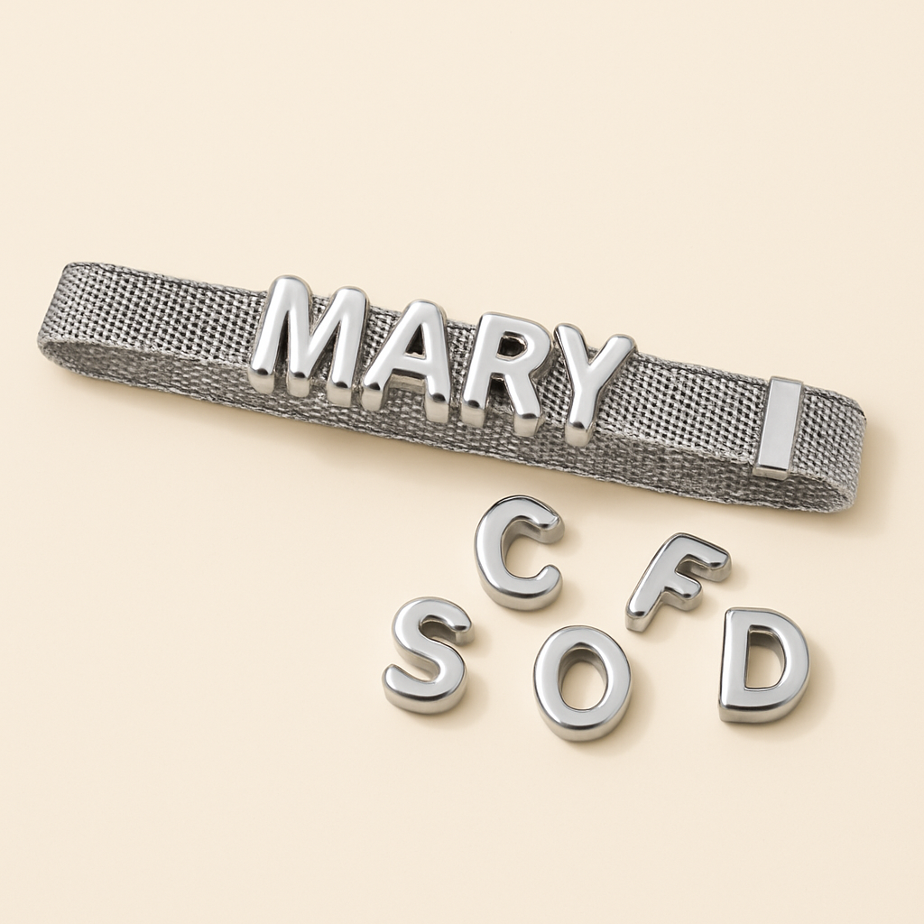 Personalized Bubble Letter Bracelet | Custom Name Charm Bracelet | My Charm Lab