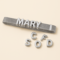 Personalized Bubble Letter Bracelet | Custom Name Charm Bracelet | My Charm Lab