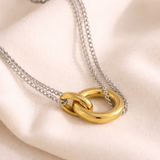 La Muses Double Chain Necklace