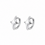 Star Huggie Hoop Earrings