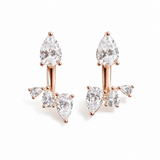 Lumière Moissanite Teardrop Earrings