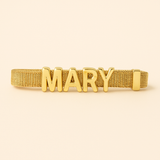 Personalized Bubble Letter Bracelet | Custom Name Charm Bracelet | My Charm Lab