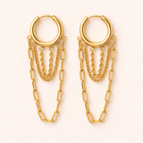 Classic Gold Chain Earrings