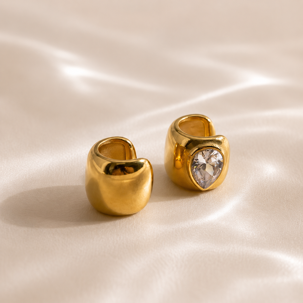 Cuff de Oreja de Gota Dorada