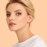 Initial Letter Zircon Earrings