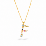 Rainbow Letter Necklace