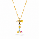 Rainbow Letter Necklace