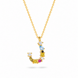 Rainbow Letter Necklace